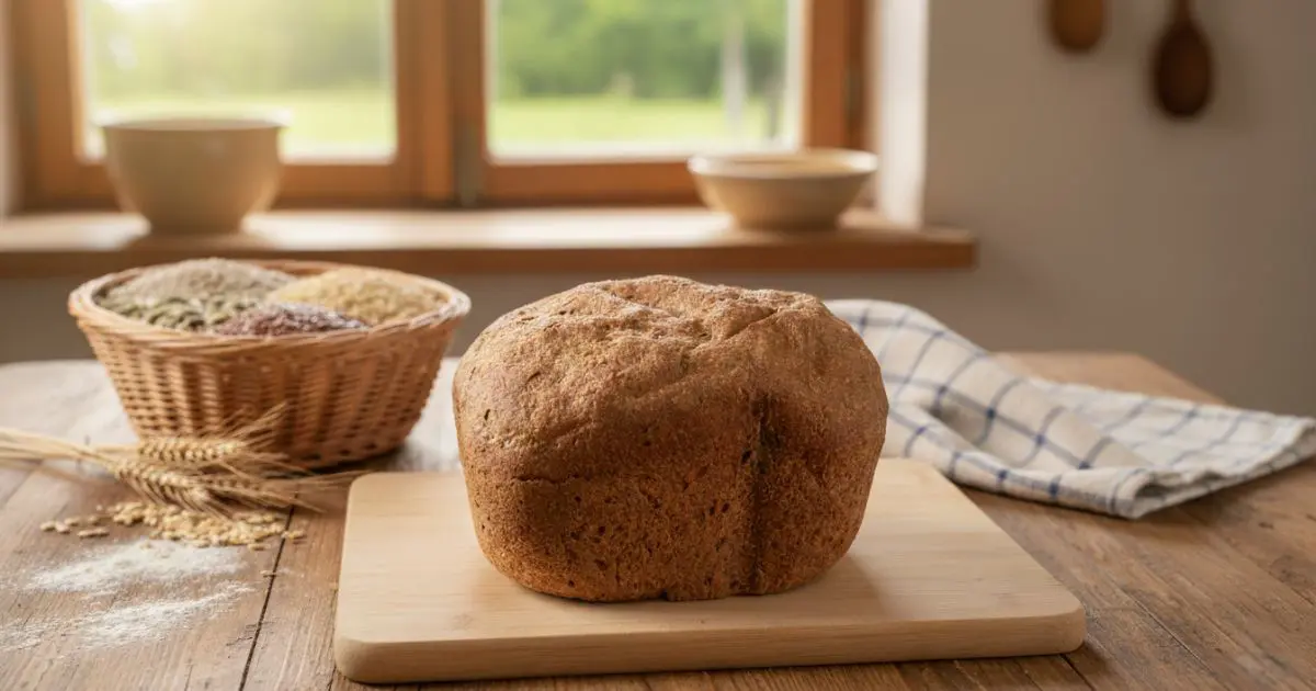 domáci celozrnný chlieb