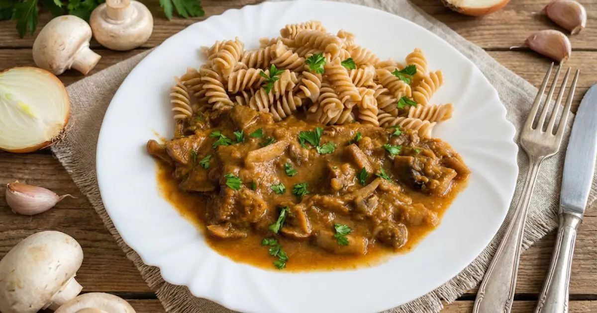 Kr=mový šampiňónový perkelt