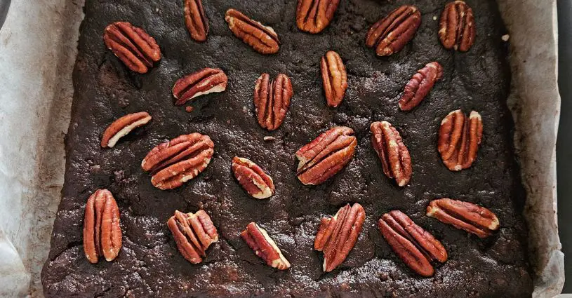 Zdobenie pekanovými orechmi