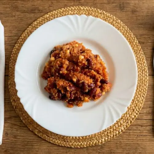 Chilli con carne bez mäsa - vegánsky recept