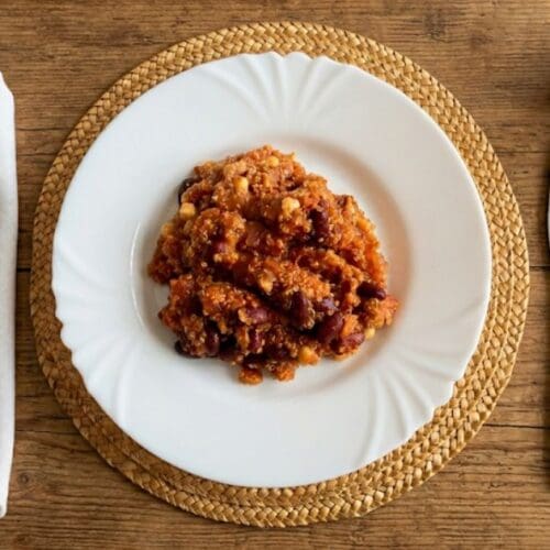 Chilli con carne bez mäsa - vegánsky recept